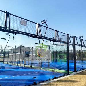 Pelota de pádel, equipo de cancha de tenis, uso interior y exterior, cancha de pádel de cristal de 12mm panorámica - Product Image 3