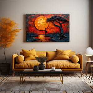 Custom Handgemaakt Olieverfschilderij Abstracte Muurkunst Minimalistisch Canvas <span class=keywords><strong>3d</strong></span> Olieverfschilderij - Product Image 4