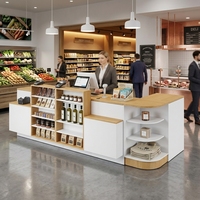 Étagère de caisse de magasin, présentoir de vente au détail, étagère de rangement pour boutique, étagère de comptoir de caisse