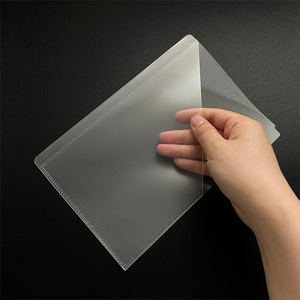 A5 링 바인더 플라스틱 PP 예산 현금 봉투 탭형 봉투 지갑 루즈리프 포켓 포함 - Product Image 2