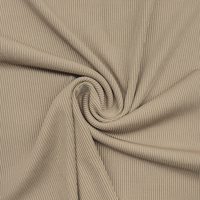 Tissu côtelé uni 2x2, 95% polyester 5% élasthanne, tissu côtelé pour chemises