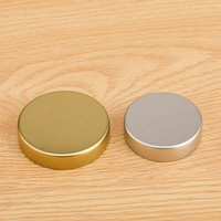 38mm 45mm 53mm Gold Silber Metall Weißblech Schraub verschluss für Amber Glass Supplement Flaschen Glas Flaschen verschluss