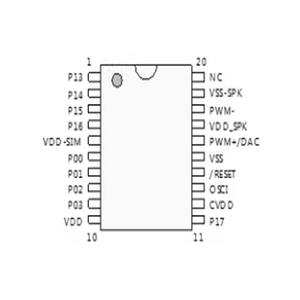 N588D Voice Playblack Chip OEM Manufacturer Low Cost MP3 Sound Playback Chip - Product Image 5