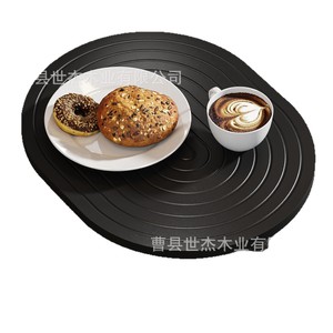 Plateau d'accoudoir de canapé en bois, 12 pouces de longueur, porte-gobelet, usage domestique - Product Image 4