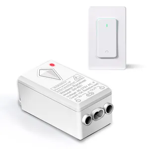 IP66 kabelloser Mini-Fernbedienungs-Wandschalter-Kit Einpolig 10 A max. Strom keine Verdrahtung erforderlich IP66 Lichtschalter ohne WLAN