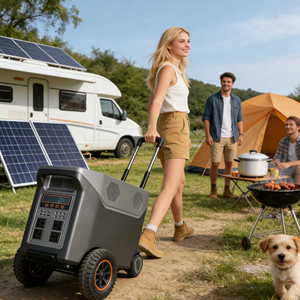 5KW Trolley Portable Power Station 4096-5888Wh LiFePO4 <b>Mobile</b> Energy Storage <b>Generator</b> for Outdoor Backup Power - Product Image 5