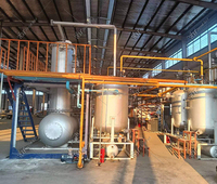 Nouvelle conception de machine de four à déchets réutilisant le pneu de recyclage de pneu à la mini usine de pyrolyse diesel