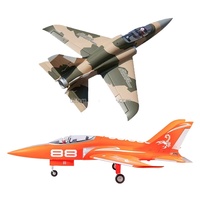 Super Scorpion V2 Avion de Chasse RC PNP 120A ESC Ventilateur EDF 90mm Poussée Inverse et Pilotes Intermédiaires Peintures Camouflage Orange