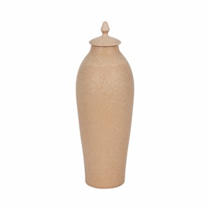 Vaso decorativo in ceramica con coperchio per soggiorno, sala da pranzo, camera da letto, ufficio - Product Image 1