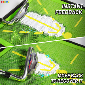 Nouveau <span class=keywords><strong>tapis</strong></span> d'entraînement de <span class=keywords><strong>golf</strong></span> à paillettes nacrées pour la détection du swing et l'feedback instantané - Aide à la pratique du swing et à la détection du mouvement du bâton - Product Image 5