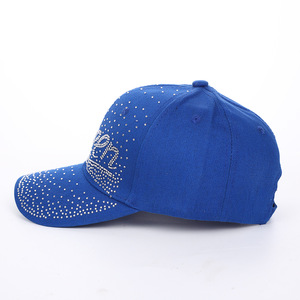 Nuovo Cappello da Baseball con Scritta QUEEN in Diamanti, Stile Europeo e Americano, Visiera Curva con Diamanti Incastonati, Cappello Parasole Tinta Unita - Product Image 2