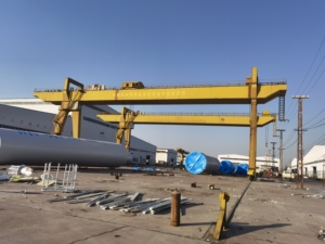 Grue portique à double poutre pour centrale hydroélectrique, entretien de la porte de barrage, 5t-300t, grue portique à treuil lourd montée sur rail, fournisseur - Product Image 6