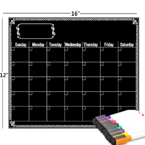 Multi Purpose Soft Removable Magnetic Blackboard For Fridge Dry Erase