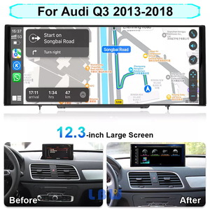 Autoradio Android 8 cœurs 12,3 pouces 8+128G Lecteur DVD GPS Navigation Multimédia pour <span class=keywords><strong>Audi</strong></span> <span class=keywords><strong>Q3</strong></span> 2013-2018 avec CarPlay et Android Auto - Product Image 5