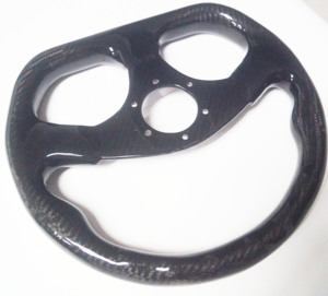 SHENYU - Volante Deportivo Multifunción de Fibra de Carbono Brillante con Tejido Twill 3K, 5 mm de Grosor, Ligero y de Alto Agarre - Product Image 2