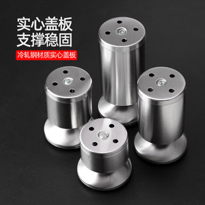 Stainless Steel Furniture <b>Legs</b> 201 Metal Cabinet <b>Table</b> <b>Legs</b> Heavy Duty <b>Adjustable</b> Minimalist Design For Cabinet Cupboard - Product Image 3
