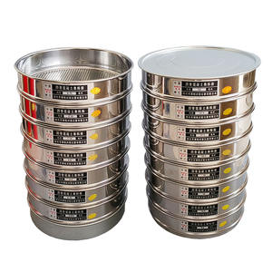 ASTM規格試験ふるい 直径200mm 深さ50mm ステンレス鋼 クロムメッキ試験ふるい - Product Image 3