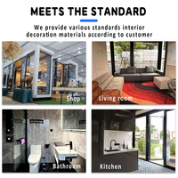 Casa Modular Prefabricada de Lujo, Expandible, de Acero Ecológico, para Hotel, Oficina, Tienda y Sala de Exposiciones