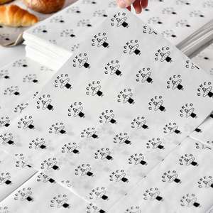 Papier sulfurisé personnalisé ETpack pour l'emballage des hamburgers et des produits de boulangerie, feuilles résistantes à l'huile - Product Image 4