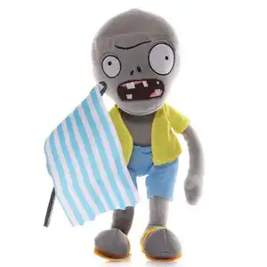 High quality cheap Plants vs. Zombies plush toys Ragdoll Doll Snow Monster Zombie Muppets Children's gift Zombie plush toys