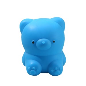 Jouet à presser ours bleu-vert mignon, super doux, en TPR élastique, jouet sensoriel extensible pour adultes - Product Image 5