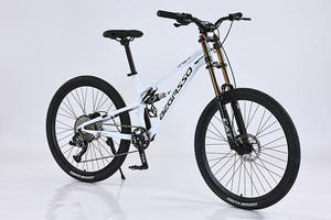 Bicicleta de montaña de <span class=keywords><strong>doble</strong></span> suspensión, bicicleta de montaña de carbono de 27,5 pulgadas, marco de <span class=keywords><strong>Mtb</strong></span> con freno de disco <span class=keywords><strong>doble</strong></span> de acero de 26 pulgadas con velocidad Variable - Product Image 5