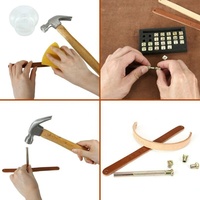 26x Metal Steel Punch Alphabet Letter Numbers Stamps Set Wood Leather Craft Tool