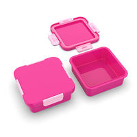 AOHEA Boîte à bento écologique pour enfants, mignonne, avec compartiments sans BPA, étanche, micro-ondable et lavable au lave-vaisselle