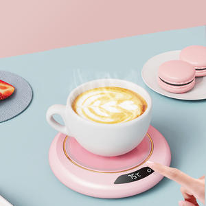 Posavasos de temperatura constante inteligente <span class=keywords><strong>USB</strong></span> de registro personalizado, 3 Ajustes de temperatura, almohadilla calefactora de agua para té de la leche de oficina, calentador de <span class=keywords><strong>taza</strong></span> - Product Image 5