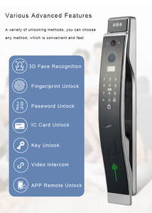 Cerradura Inteligente S938MAX Totalmente Automática con Reconocimiento Facial 3D, Aplicación Tuya, Videollamadas, Huella Dactilar, Contraseña y Tarjeta - Product Image 5