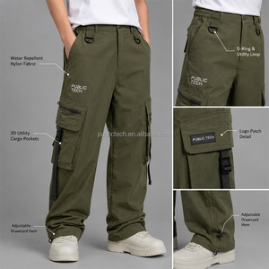 Pantalones Cargo de Trabajo Personalizados de Marca Privada para Hombre, Impermeables, de Nailon, con Múltiples Bolsillos, Dobladillo Ajustable, Estilo Jogger - Product Image 2