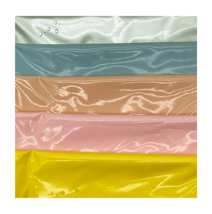 Tissu en similicuir pour sac en stock en <span class=keywords><strong>cuir</strong></span> synthétique PU extensible à 4 voies avec dos en laine - Product Image 1