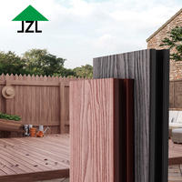JZL Offre Spéciale Moderne 3D Texture Bois WPC Terrasse Imperméable Extérieur PVC Bambou Teck Matériau Composite Cours Jardins 18mm
