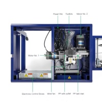 Ensemble de cerclage semi-automatique YS-A2L pour cartons, équipement de cerclage à bande PP pour l'emballage de bobines de câbles destiné à l'exportation