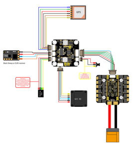 Nuevo E70 G2 FPV 4 en 1 ESC 30.5x30.5 2-8S 70A AM32 128K BLHeli32 Firmware Accesorios para Drones de Carreras de Largo Alcance - Product Image 5