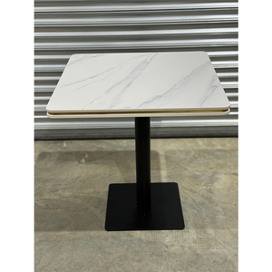 Tavolino moderno in marmo <span class=keywords><strong>quadrato</strong></span> <span class=keywords><strong>nero</strong></span> con piede <span class=keywords><strong>quadrato</strong></span> <span class=keywords><strong>nero</strong></span> - Product Image 5