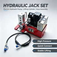 Cric hydraulique portable à batterie lithium-ion rechargeable pour la manutention des matériaux