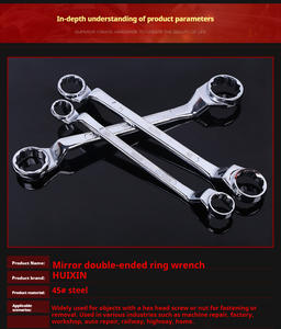 Customizable OEM Metric Drive Double Open <strong>Tube</strong> End Flare Nut <strong>Wrench</strong> Made of Carbon Steel - Product Image 3