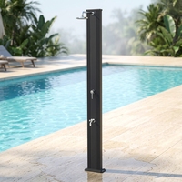 Douche solaire extérieure en aluminium 28L