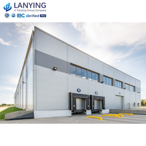 Edificio Prefabricado de Estructura de Acero Moderna, Material de Construcción para Almacenes/Talleres/Hangares de Aviones/Oficinas Prefabricadas - Product Image 6