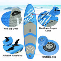 Offre Spéciale Sup Board Planche à pagaie gonflable Planche de surf gonflable Sup Planche de surf Surf Fin Planche de surf avec poignées Paddle gonflable