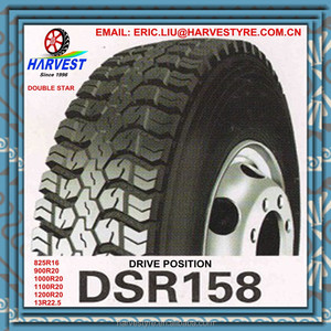 Neumático de Camión 825R16 900R20 1000R20 1100R20 1200R20 13R22.5 DSR158 para Posición de TRACCIÓN - Product Image 1