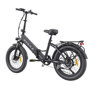 Vélo pliant en aluminium AVAKA K300 avec 7 vitesses, compteur LCD étanche IP66, vitesse de 30 km/h - Product Image 2