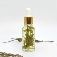 Huile de Romarin 100% Biologique Naturelle Nourrissante et Rafraîchissante pour la Croissance des Cheveux