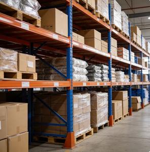 نظام رفوف فولاذية عالية السعة مع مشابك قفل قوية، إطار مستقر للمصانع الصناعية وتخزين المستودعات - Product Image 2