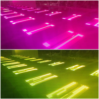 Projecteur Stroboscopique Multifonctionnel 60+100 Segments 1000W RGBW Effet Cheval au Galop Lumière d'Ambiance Scénique pour Spectacle Lumineux et Lampe de Table Dansante