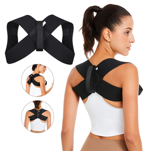 Ajustável Neoprene Cinto Personalizado Poliéster Voltar Suporte Brace para Homens & Mulheres Corretor de Postura Respirável para Escoliose M/XL - Product Image 1