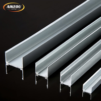 Support de montage de rail en aluminium LED Neon Rope Lights Clips Accessoires