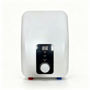 Chauffe-eau électrique instantané mini sans réservoir, portable, avec commande par bouton pour cuisine et salle de bain - Product Image 1