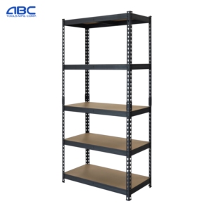Étagères en acier multi-niveaux <span class=keywords><strong>pour</strong></span> usage commercial, étagères verticales à bords roulés, revêtement en poudre, empilables, réglables, <span class=keywords><strong>pour</strong></span> le stockage - Product Image 6
